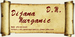 Dijana Murganić vizit kartica